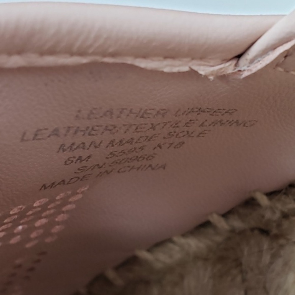 Brand New Tory Burch Leather Espadrille Shoes - Picture 5 of 6